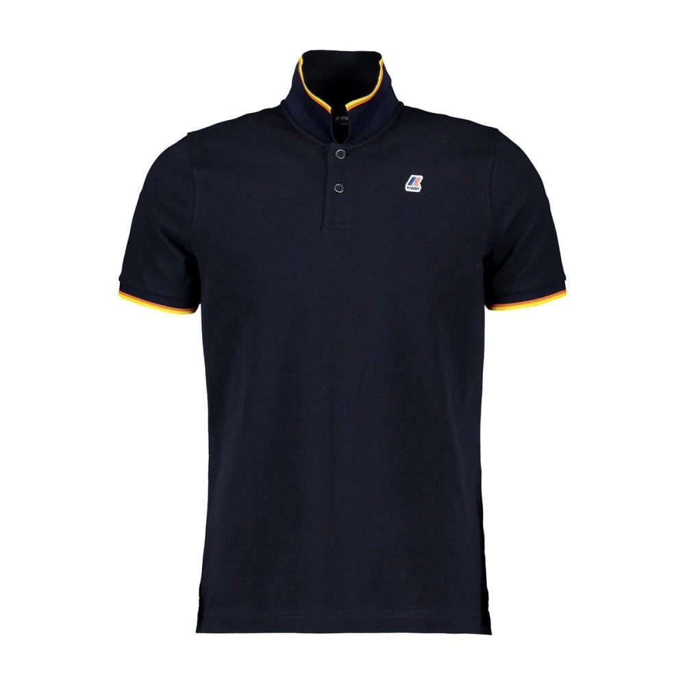 K-WAY POLO VINCENT CONTRASTO Blu 4 K-WAY POLO VINCENT CONTRASTO Blu - immagine 2