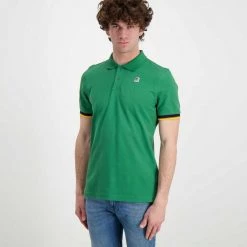 K-WAY POLO VINCENT CONTRASTO Verde -Offerta Economica Novità k way k008j50 polo vincent contrasto casual uomo 045520301 00q 3