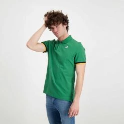 K-WAY POLO VINCENT CONTRASTO Verde -Offerta Economica Novità k way k008j50 polo vincent contrasto casual uomo 045520301 00q 5