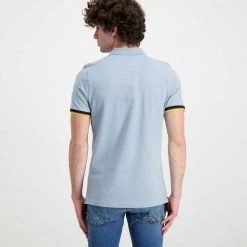 K-WAY POLO VINCENT CONTRASTO Blu -Offerta Economica Novità k way k008j50 polo vincent contrasto casual uomo 045520401 130 4
