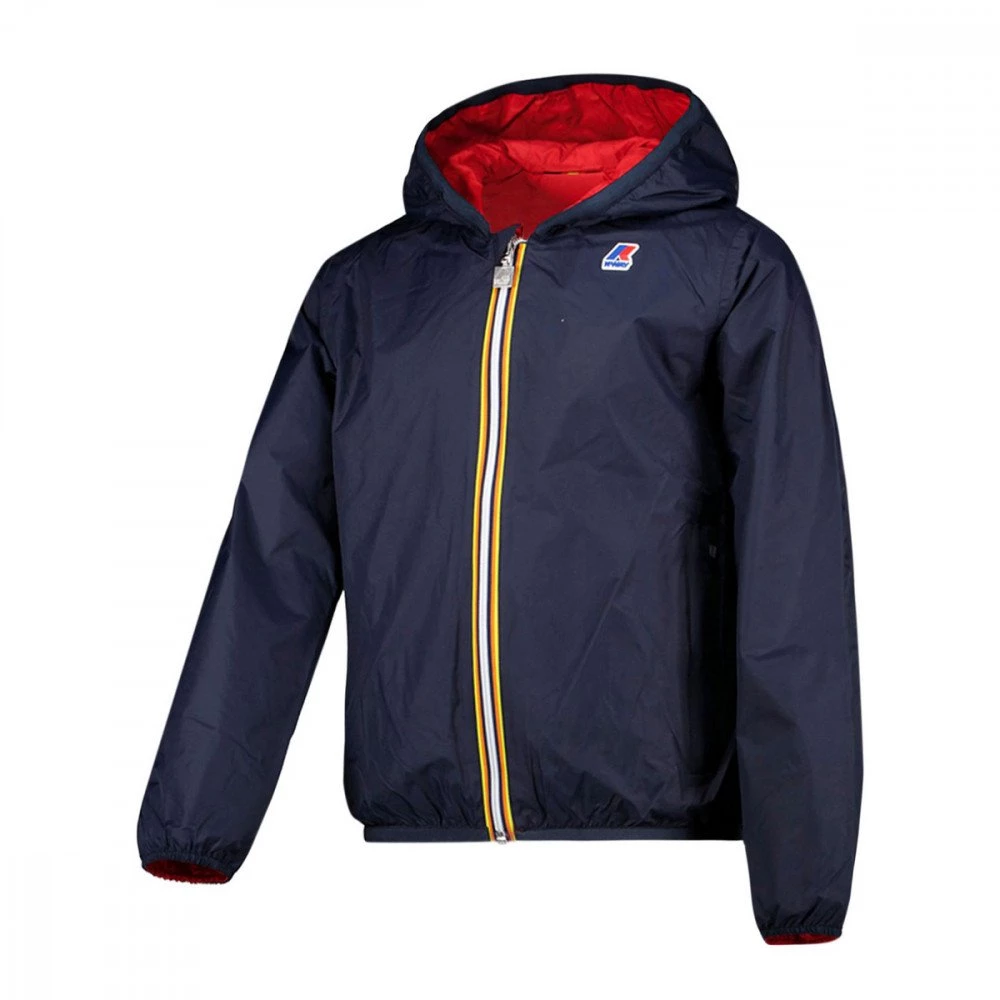 K-WAY GIACCA JACQUES PLUS REVERSIBILE BAMBINO Blu, Rosso 3 K-WAY GIACCA JACQUES PLUS REVERSIBILE BAMBINO Blu, Rosso