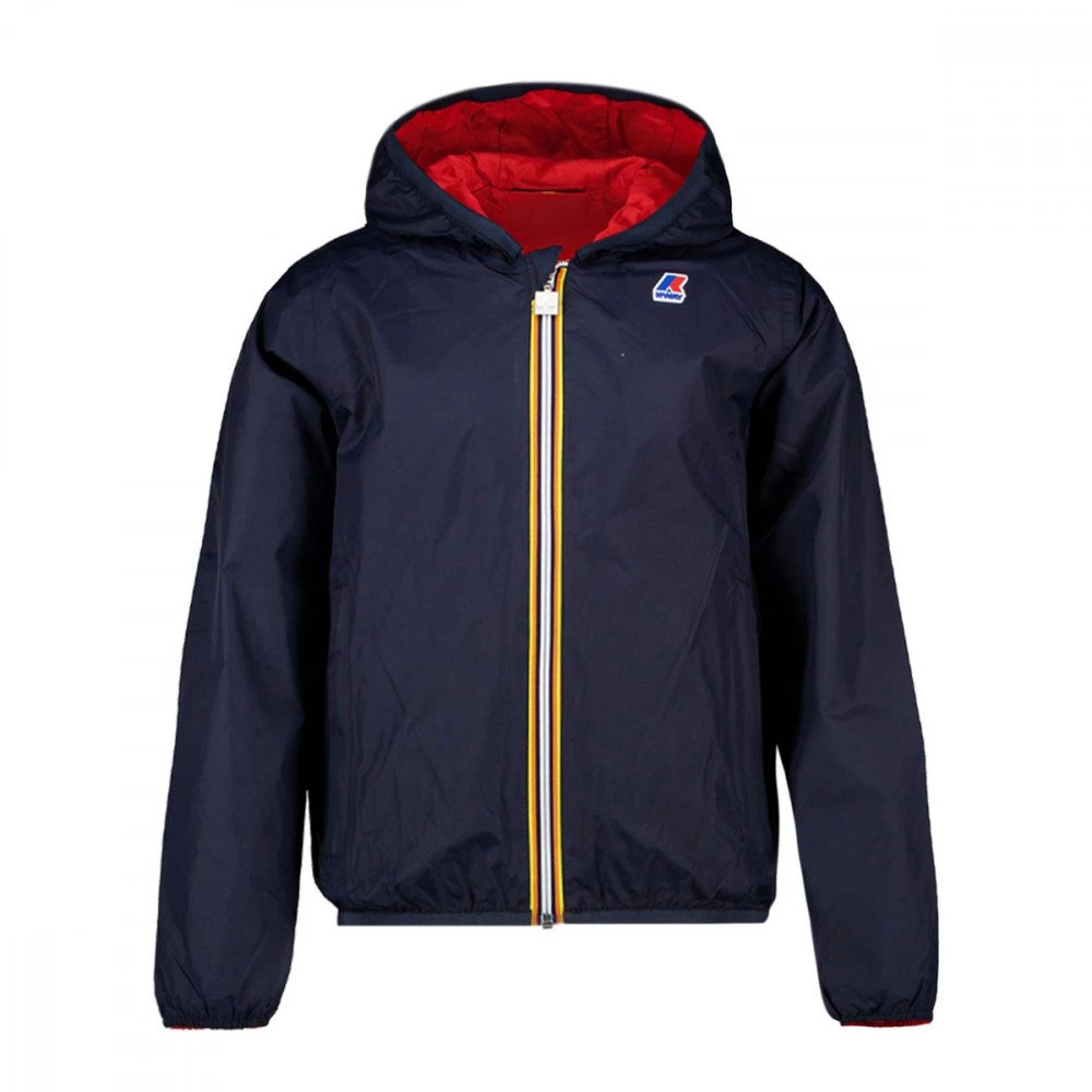 K-WAY GIACCA JACQUES PLUS REVERSIBILE BAMBINO Blu, Rosso 4 K-WAY GIACCA JACQUES PLUS REVERSIBILE BAMBINO Blu, Rosso - immagine 2