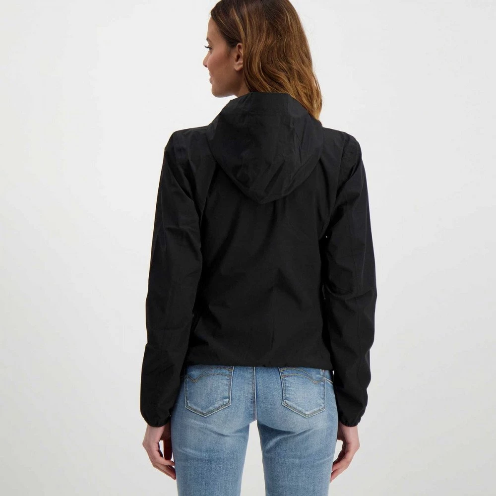 K-WAY GIACCA CON CAPPUCCIO LILY STRETCH DOT DONNA Nero 6 K-WAY GIACCA CON CAPPUCCIO LILY STRETCH DOT DONNA Nero - immagine 4