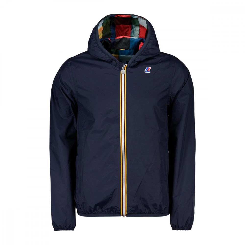 K-WAY GIACCA JACQUES PLUS DOUBLE GRAPHIC Blu 4 K-WAY GIACCA JACQUES PLUS DOUBLE GRAPHIC Blu - immagine 2