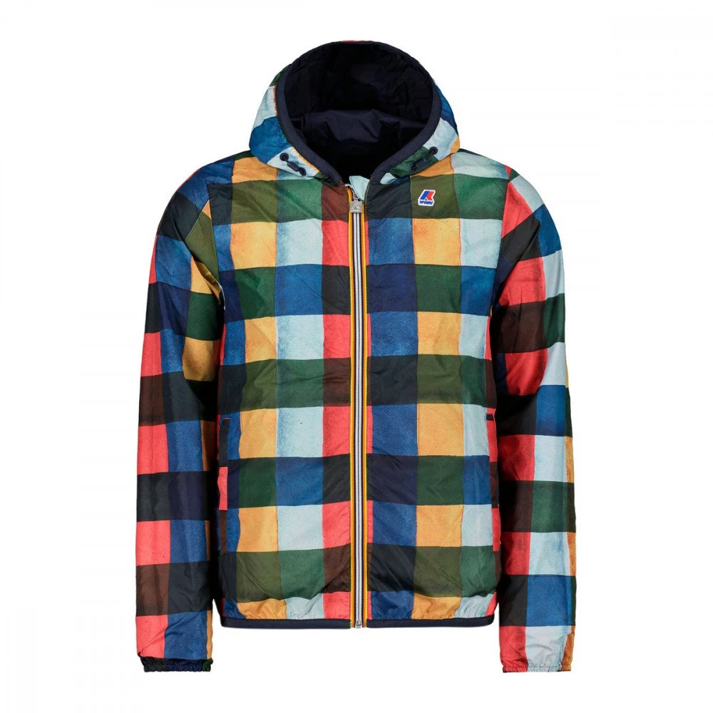 K-WAY GIACCA JACQUES PLUS DOUBLE GRAPHIC Blu 5 K-WAY GIACCA JACQUES PLUS DOUBLE GRAPHIC Blu - immagine 3
