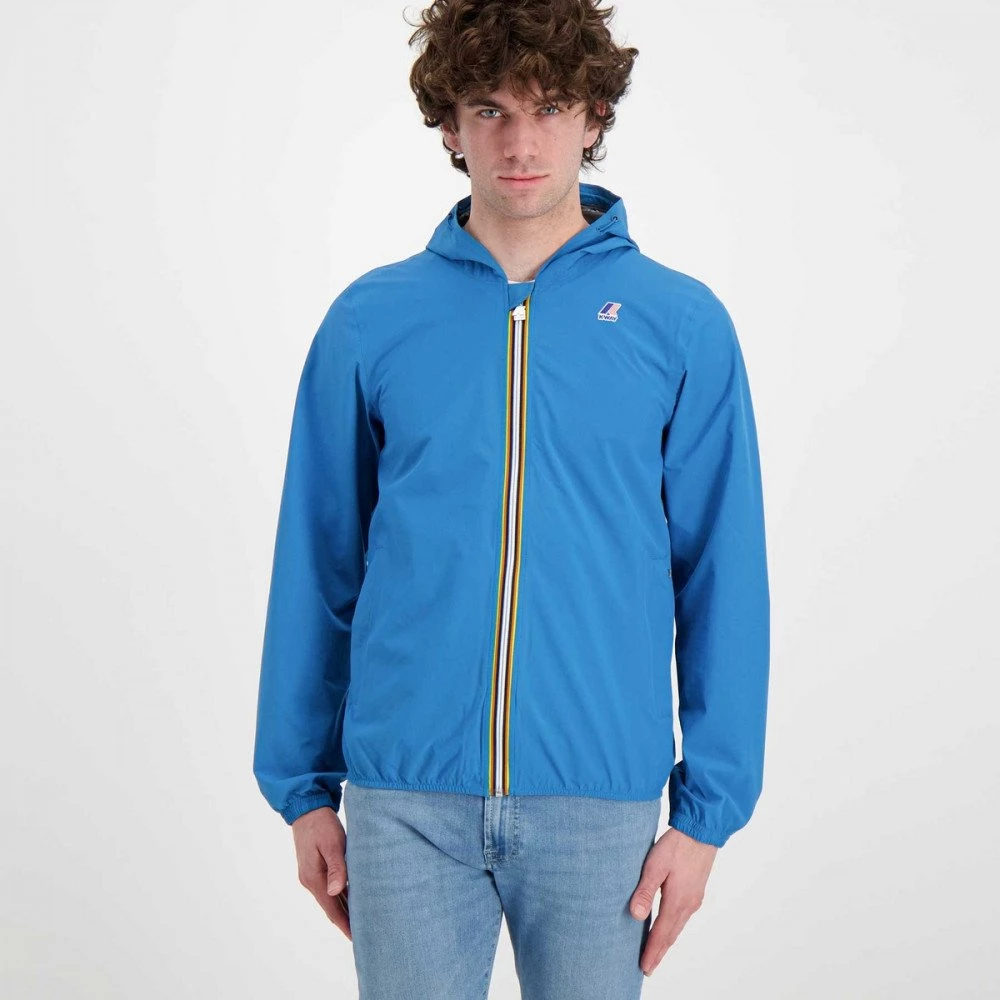 K-WAY GIACCA CAPPUCCIO JACK STRETCH DOT Azzurro 5 K-WAY GIACCA CAPPUCCIO JACK STRETCH DOT Azzurro - immagine 3