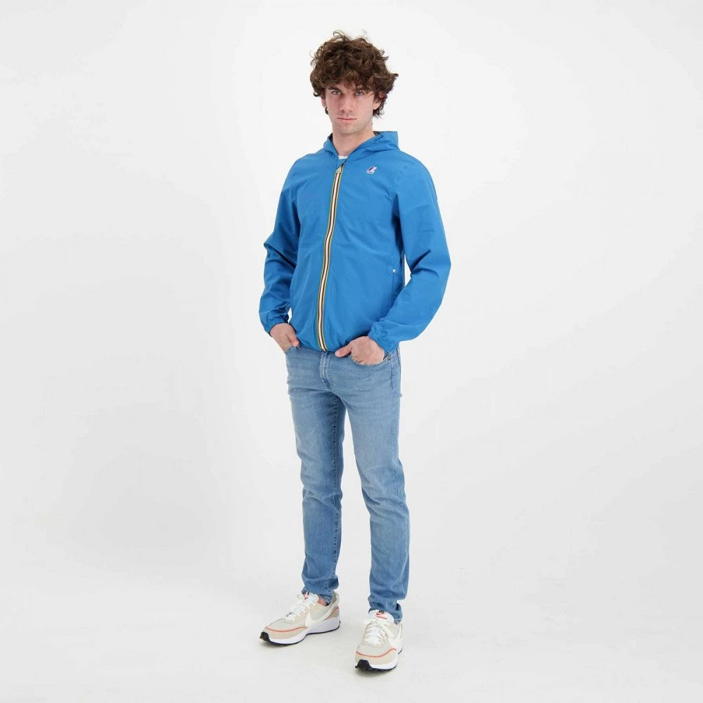 K-WAY GIACCA CAPPUCCIO JACK STRETCH DOT Azzurro 8 K-WAY GIACCA CAPPUCCIO JACK STRETCH DOT Azzurro - immagine 6