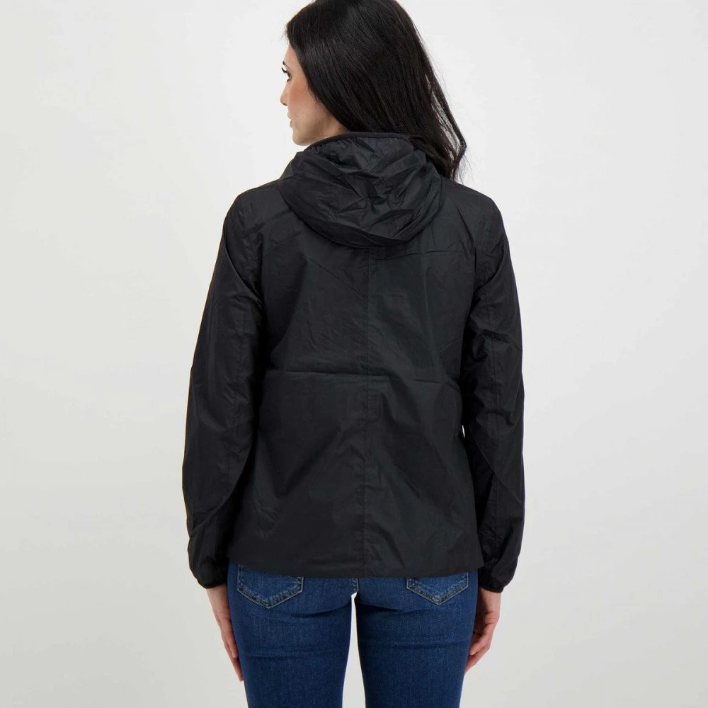 K-WAY GIACCA CAPPUCCIO MARGERITE POLY JERSEY DONNA Nero 6 K-WAY GIACCA CAPPUCCIO MARGERITE POLY JERSEY DONNA Nero - immagine 4