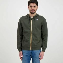 K-WAY FELPA FULL ZIP CON CAPPUCCIO ARNEL Verde 10 K-WAY FELPA FULL ZIP CON CAPPUCCIO ARNEL Verde -Offerta Economica Novità k way k5113iw felpa full zip con cappuccio arnel casual uomo 045343501 890 3