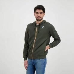 K-WAY FELPA FULL ZIP CON CAPPUCCIO ARNEL Verde 12 K-WAY FELPA FULL ZIP CON CAPPUCCIO ARNEL Verde -Offerta Economica Novità k way k5113iw felpa full zip con cappuccio arnel casual uomo 045343501 890 5