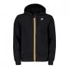 K-WAY FELPA FULL ZIP CON CAPPUCCIO ARNEL Nero -Offerta Economica Novità k way k5113iw felpa full zip con cappuccio arnel casual uomo 045343701 usy 1