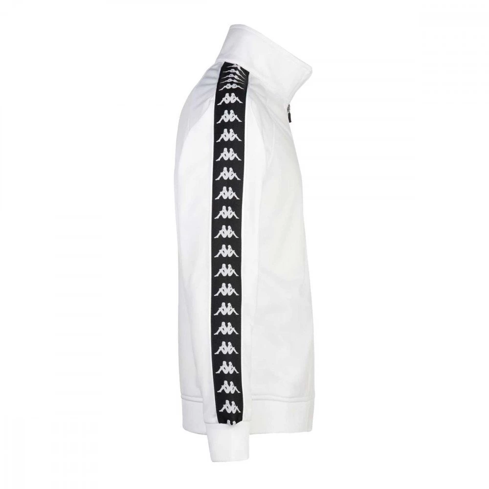 KAPPA FELPA FULL ZIP 222 BANDA ANNISTON SLIM BAMBINO Bianco 4 KAPPA FELPA FULL ZIP 222 BANDA ANNISTON SLIM BAMBINO Bianco - immagine 2