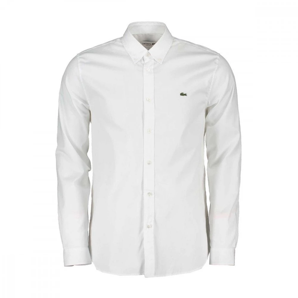 LACOSTE CAMICIA REGULAR BUTTON DOWN Bianco 3 LACOSTE CAMICIA REGULAR BUTTON DOWN Bianco