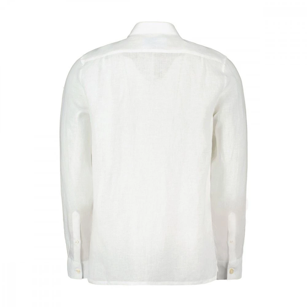 LACOSTE CAMICIA IN LINO REGULAR FIT Bianco 4 LACOSTE CAMICIA IN LINO REGULAR FIT Bianco - immagine 2