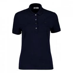 LACOSTE POLO MINI PIQUE' STRETCH DONNA Blu