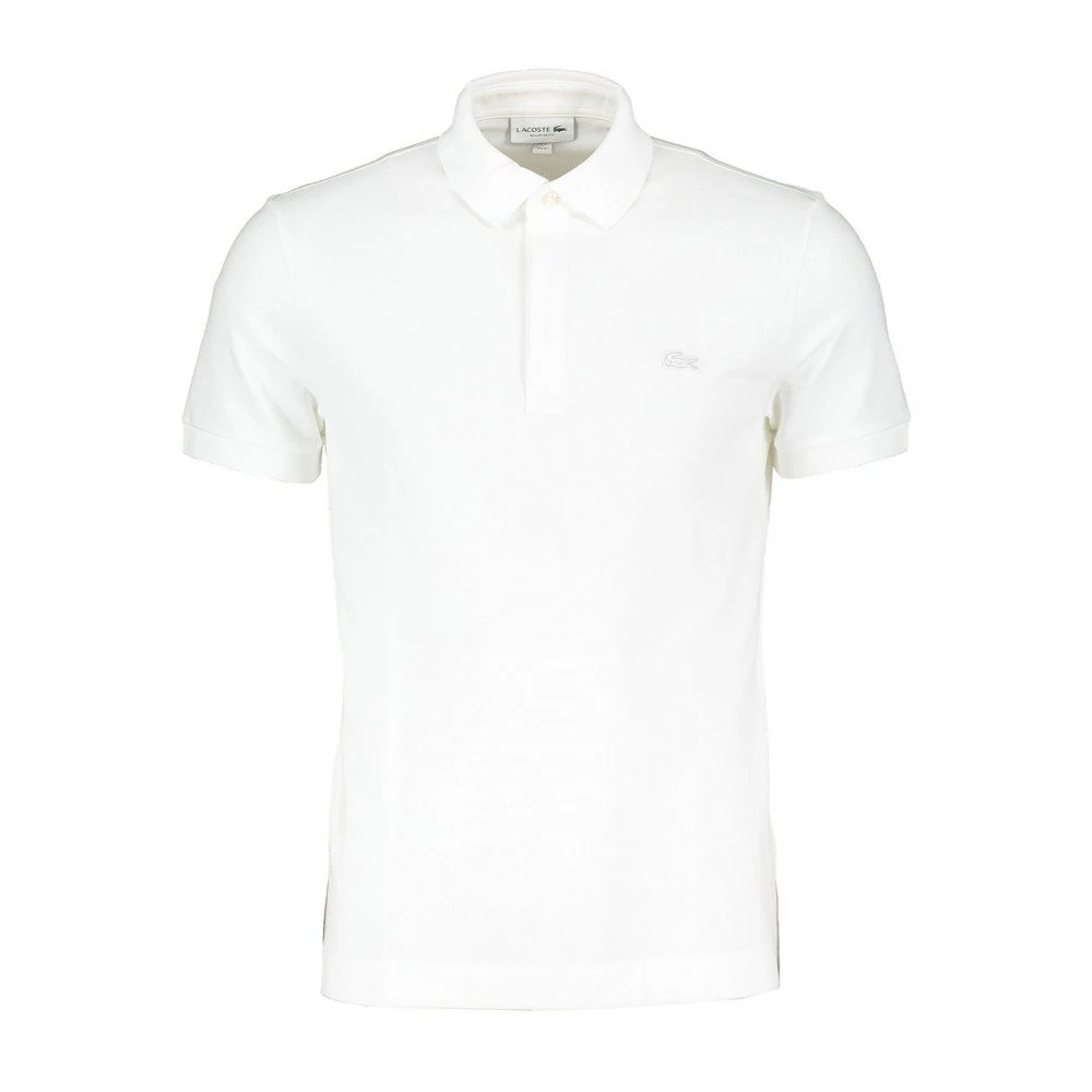 LACOSTE POLO PARIS IN PIQUET DI COTONE STRETCH Bianco 3 LACOSTE POLO PARIS IN PIQUET DI COTONE STRETCH Bianco