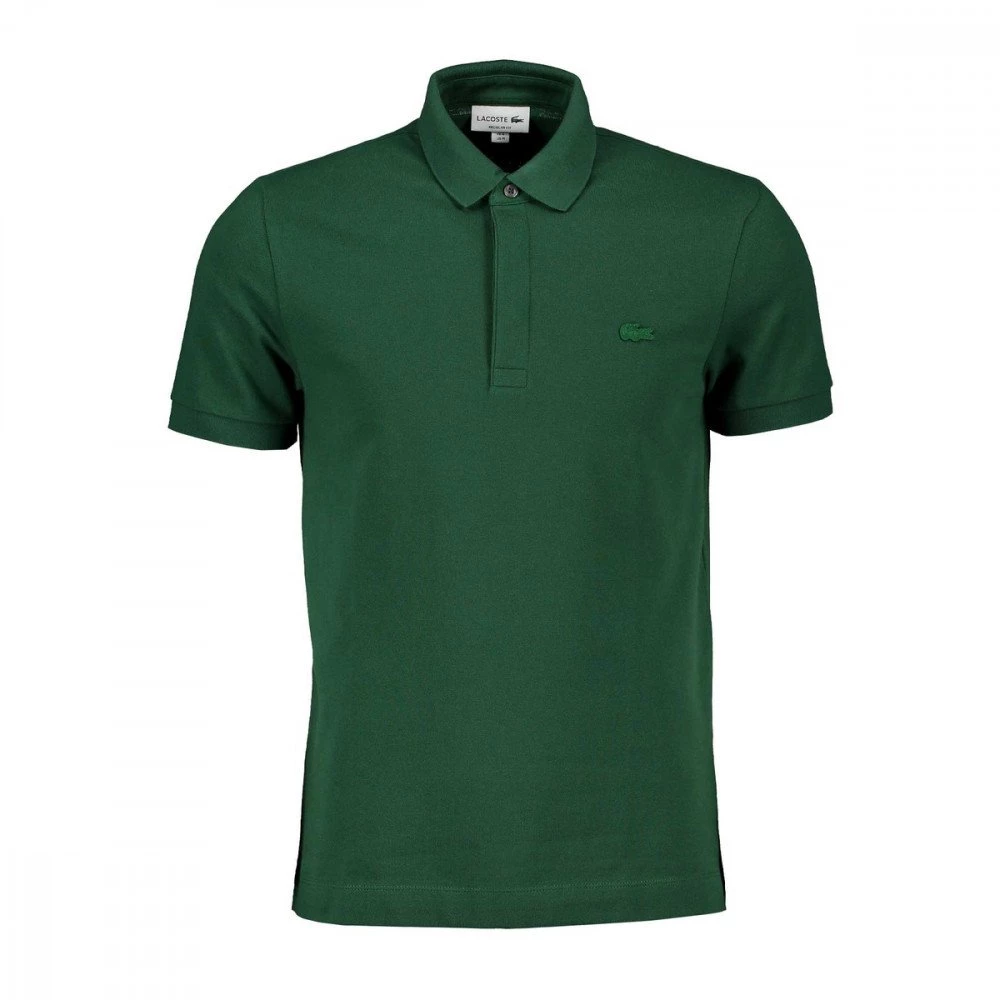 LACOSTE POLO PARIS IN PIQUET DI COTONE STRETCH Verde 3 LACOSTE POLO PARIS IN PIQUET DI COTONE STRETCH Verde