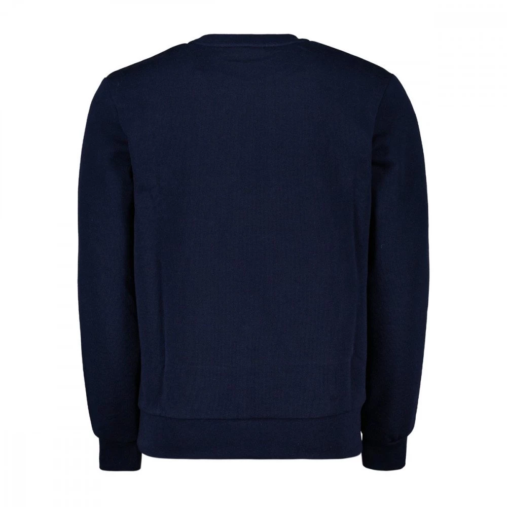 LACOSTE FELPA GIROCOLLO MADE IN FRANCE Blu 4 LACOSTE FELPA GIROCOLLO MADE IN FRANCE Blu - immagine 2