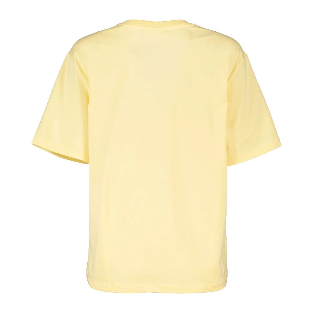 LACOSTE T-SHIRT BOY FIT IN JERSEY DONNA Giallo 4 LACOSTE T-SHIRT BOY FIT IN JERSEY DONNA Giallo - immagine 2
