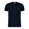 LACOSTE T-SHIRT LOGO IN COTONE PIMA BLU -Offerta Economica Novità lacoste th6709 t shirt logo in cotone pima blu casual uomo 033943101 166 1