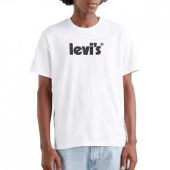 LEVI'S T-SHIRT RELAXED FIT LOGO Bianco