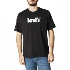 LEVI'S T-SHIRT RELAXED FIT LOGO Nero -Offerta Economica Novità levi s 16143 t shirt ss relaxed fit casual uomo 045063901 0391 3