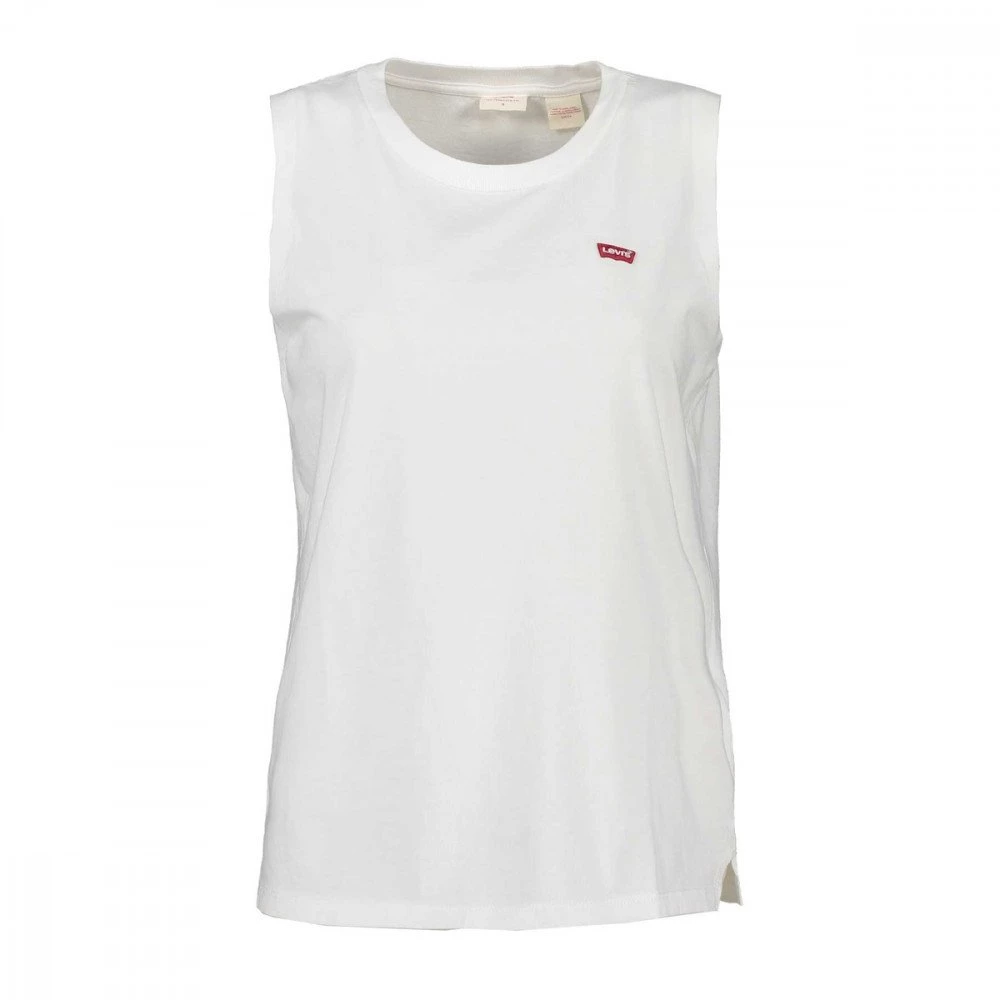 LEVI'S CANOTTA MINI LOGO DONNA Bianco 3 LEVI'S CANOTTA MINI LOGO DONNA Bianco