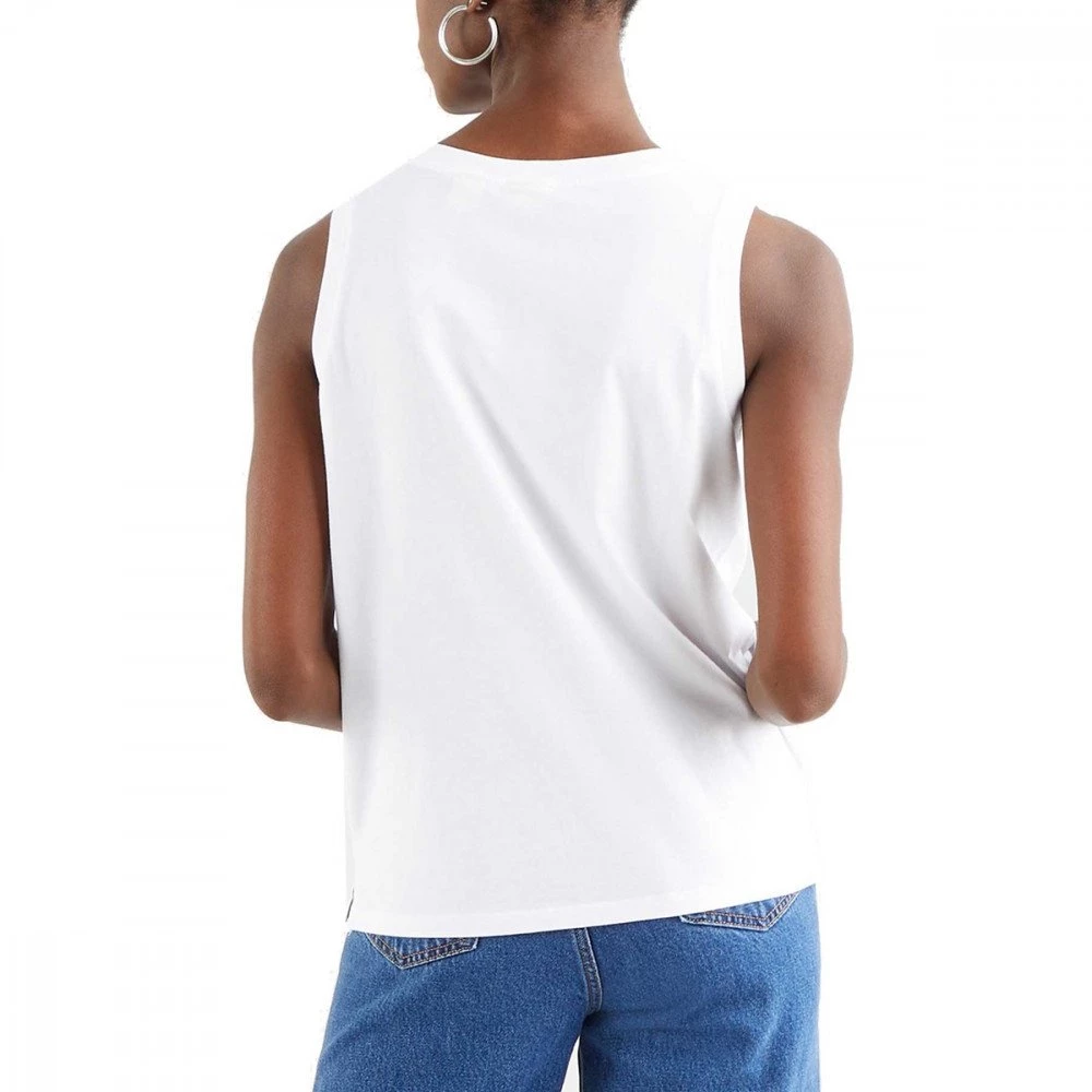LEVI'S CANOTTA MINI LOGO DONNA Bianco 6 LEVI'S CANOTTA MINI LOGO DONNA Bianco - immagine 4