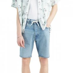 LEVI'S BERMUDA IN DENIM 501® ORIGINAL Azzurro -Offerta Economica Novità levi s 36512 bermuda in denim hemmed short casual uomo 045064801 0147 4