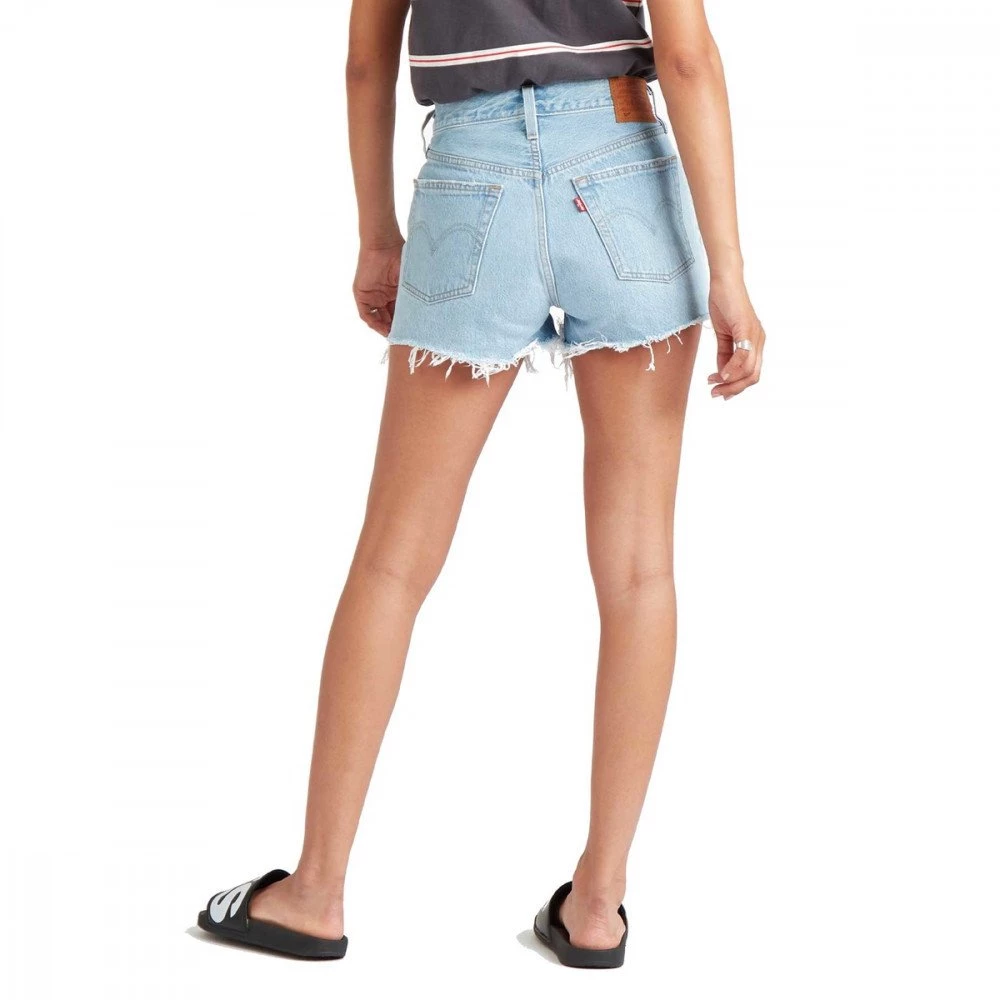 LEVI'S SHORT IN DENIM 501® ORIGINAL DONNA Azzurro 7 LEVI'S SHORT IN DENIM 501® ORIGINAL DONNA Azzurro - immagine 5