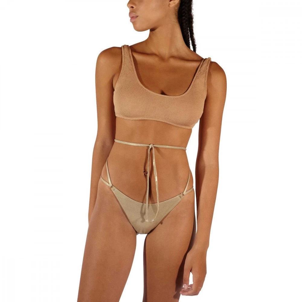 MATINEÉ BIKIINI BRALETTE GOFFRATO E SILP LAMINATO DONNA Oro 3 MATINEÉ BIKIINI BRALETTE GOFFRATO E SILP LAMINATO DONNA Oro