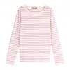 MAX MARA WEEKEND MAGLIA MANICA LUNGA RIGHE FRETTY DONNA Bianco, Rosa -Offerta Economica Novità max mara weekend fretty22 t shirt ls in jersey donna casual donna 044662001 004 1