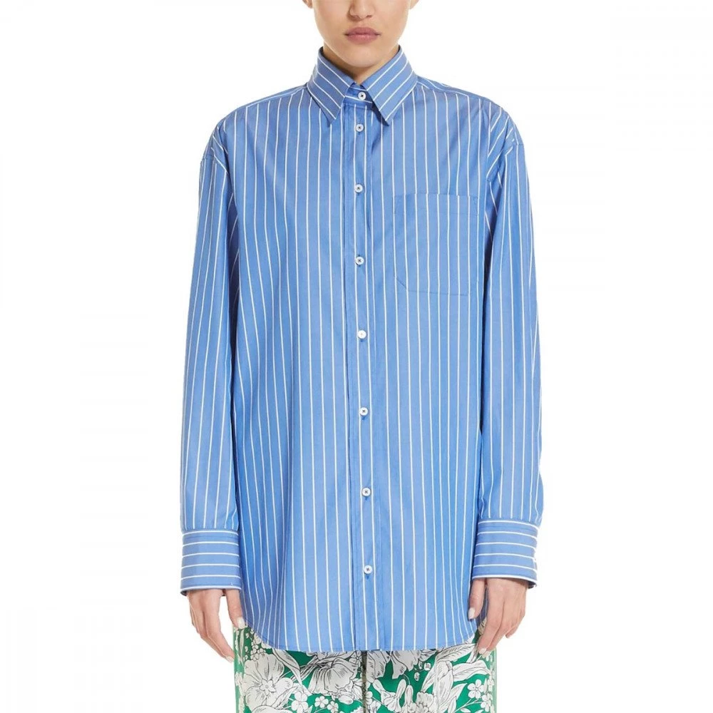 MAX MARA WEEKEND CAMICIA IN POPLINE E CREPE DE CHINE DONNA - immagine 2