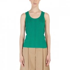 MAX MARA WEEKEND CANOTTA A COSTINE SERRA DONNA Verde 6 MAX MARA WEEKEND CANOTTA A COSTINE SERRA DONNA Verde -Offerta Economica Novità max mara weekend serra22 top canotta in viscosa donna casual donna 044665601 013 2