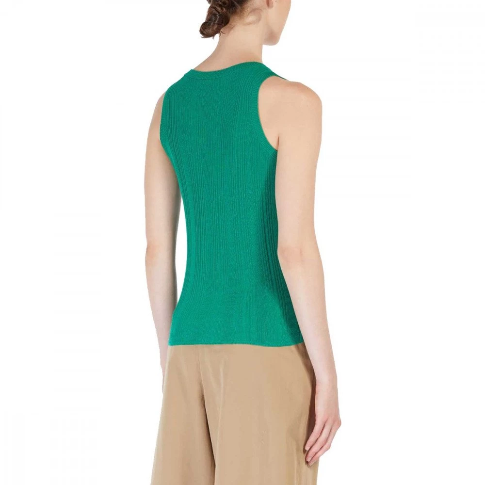 MAX MARA WEEKEND CANOTTA A COSTINE SERRA DONNA Verde 5 MAX MARA WEEKEND CANOTTA A COSTINE SERRA DONNA Verde - immagine 3