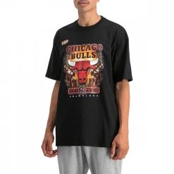 MITCHELL & NESS T-SHIRT LAST DANCE 6X CHAMPS BULLS Nero -Offerta Economica Novità mitchell ness tcrwintl118 t shirt last dance 6x champs bulls abbigliamento basket uomo 044611201 blk 2