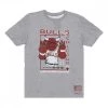 MITCHELL & NESS T-SHIRT LAST DANCE 6X CHAMPS BULLS Grigio -Offerta Economica Novità mitchell ness tcrwintl120 t shirt last dance 6x champs bulls abbigliamento basket uomo 044611301 grey 1