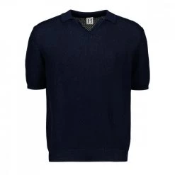 MOLO ELEVEN POLO IN MAGLIA PUNTO RETE Blu