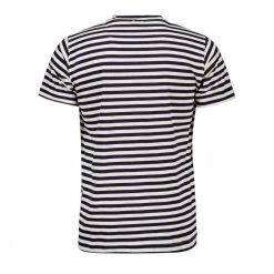 MOLO ELEVEN T-SHIRT IN JERSEY TINTO FILO A RIGHE Bianco, Blu 5 MOLO ELEVEN T-SHIRT IN JERSEY TINTO FILO A RIGHE Bianco, Blu -Offerta Economica Novità molo eleven cannes t shirt in jersey tinto filo a righe casual uomo 044994701 0304 2