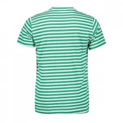 MOLO ELEVEN T-SHIRT IN JERSEY TINTO FILO A RIGHE Bianco, Verde -Offerta Economica Novità molo eleven cannes t shirt in jersey tinto filo a righe casual uomo 044994801 3504 2
