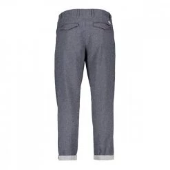MOLO ELEVEN PANTALONI CHINO CARROT COTONE E LINO Blu -Offerta Economica Novità molo eleven delon56454 pantaloni chino carrot cotone e lino casual uomo 044995701 100 3