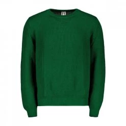 MOLO ELEVEN MAGLIONE GIROCOLLO PUNTO RETE Verde