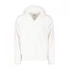 MOLO ELEVEN FELPA CON CAPPUCCIO E COLLO SCIALLE Bianco