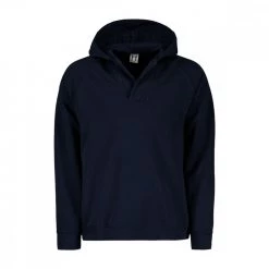 MOLO ELEVEN FELPA CON CAPPUCCIO E COLLO SCIALLE Blu