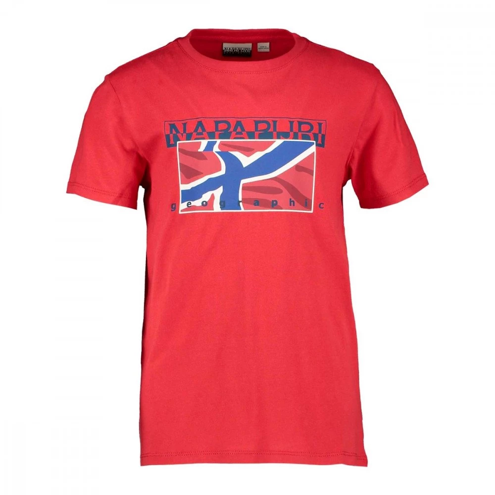 NAPAPIJRI T-SHIRT SALLYN BAMBINO Rosso 3 NAPAPIJRI T-SHIRT SALLYN BAMBINO Rosso