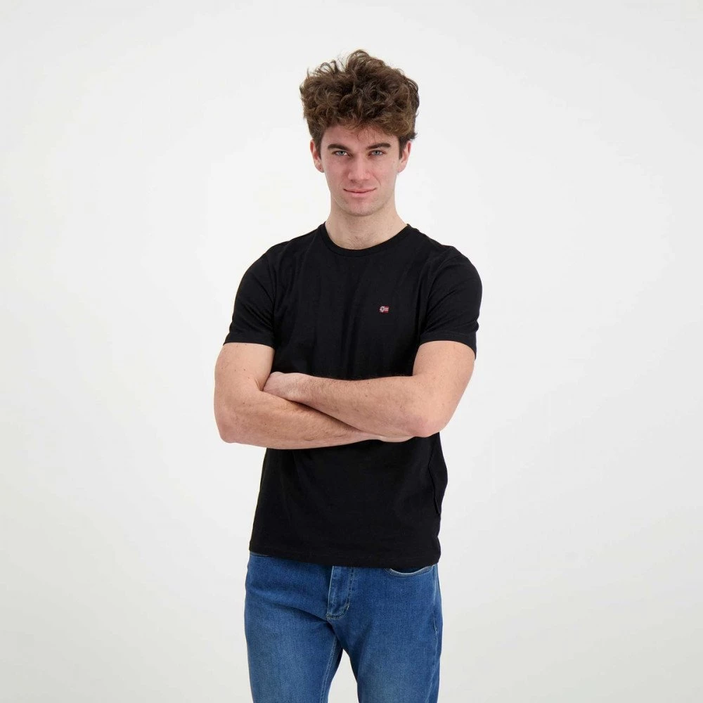 NAPAPIJRI T-SHIRT MINI LOGO SALIS Nero 6 NAPAPIJRI T-SHIRT MINI LOGO SALIS Nero - immagine 4