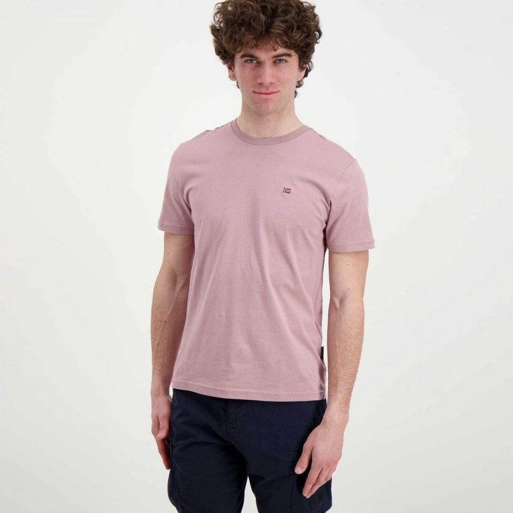 NAPAPIJRI T-SHIRT MINI LOGO SALIS Rosa 4 NAPAPIJRI T-SHIRT MINI LOGO SALIS Rosa - immagine 2