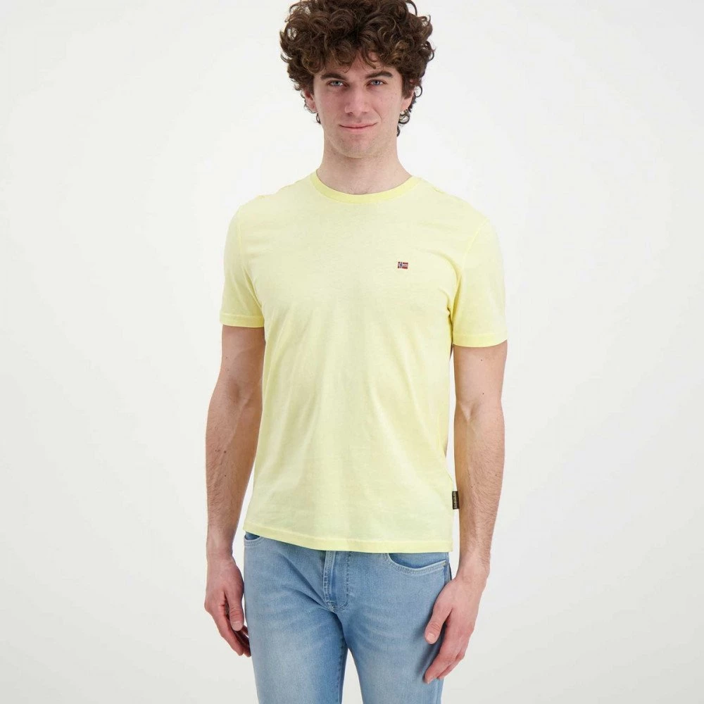 NAPAPIJRI T-SHIRT MINI LOGO SALIS Giallo 4 NAPAPIJRI T-SHIRT MINI LOGO SALIS Giallo - immagine 2