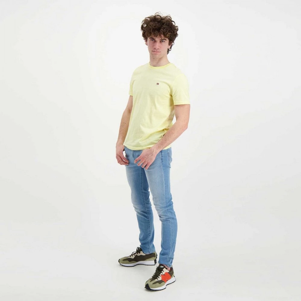 NAPAPIJRI T-SHIRT MINI LOGO SALIS Giallo 7 NAPAPIJRI T-SHIRT MINI LOGO SALIS Giallo - immagine 5