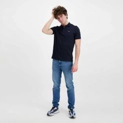 NAPAPIJRI POLO RHEMES Blu -Offerta Economica Novità napapijri np0a4g2k polo rhemes casual uomo 045014601 176 6